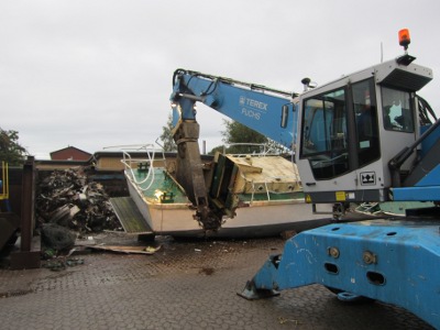 Nedbrygning af skib